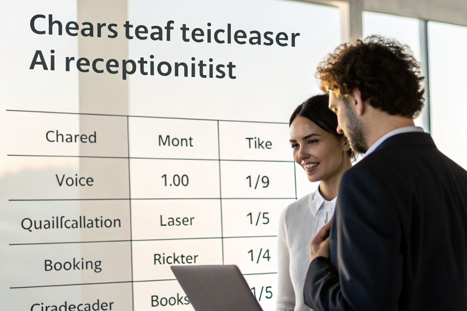 Visual breakdown of cheapest AI receptionist tier without key features.