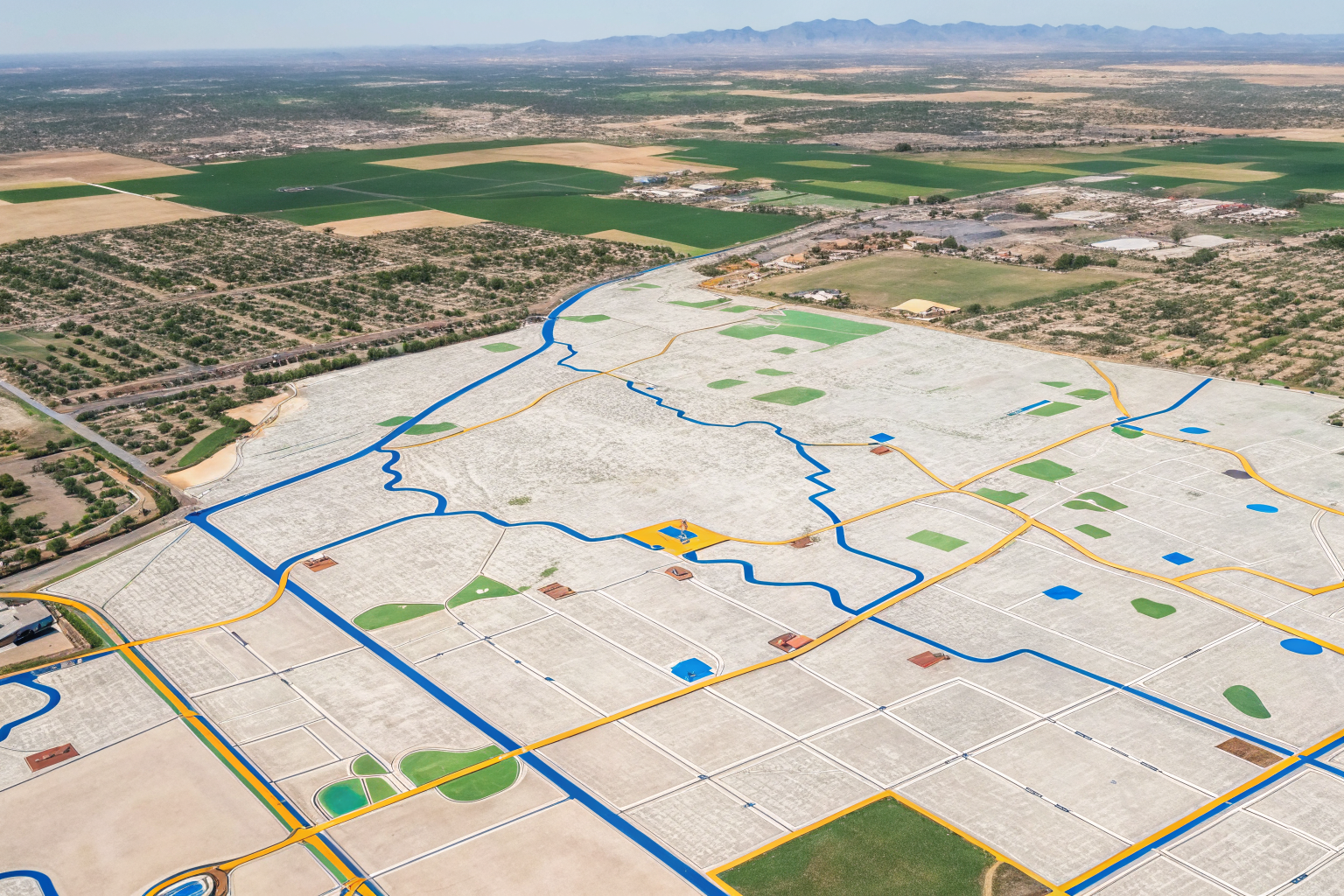 Map of Peoria highlighting Vistancia and P83 with coverage markers.