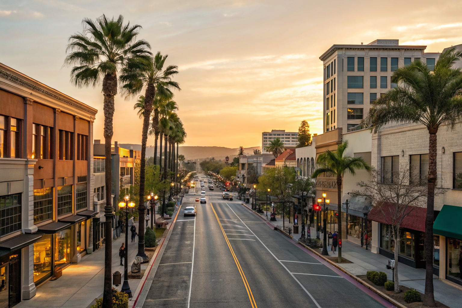 Glendale street scene with business corridors and diverse shops.