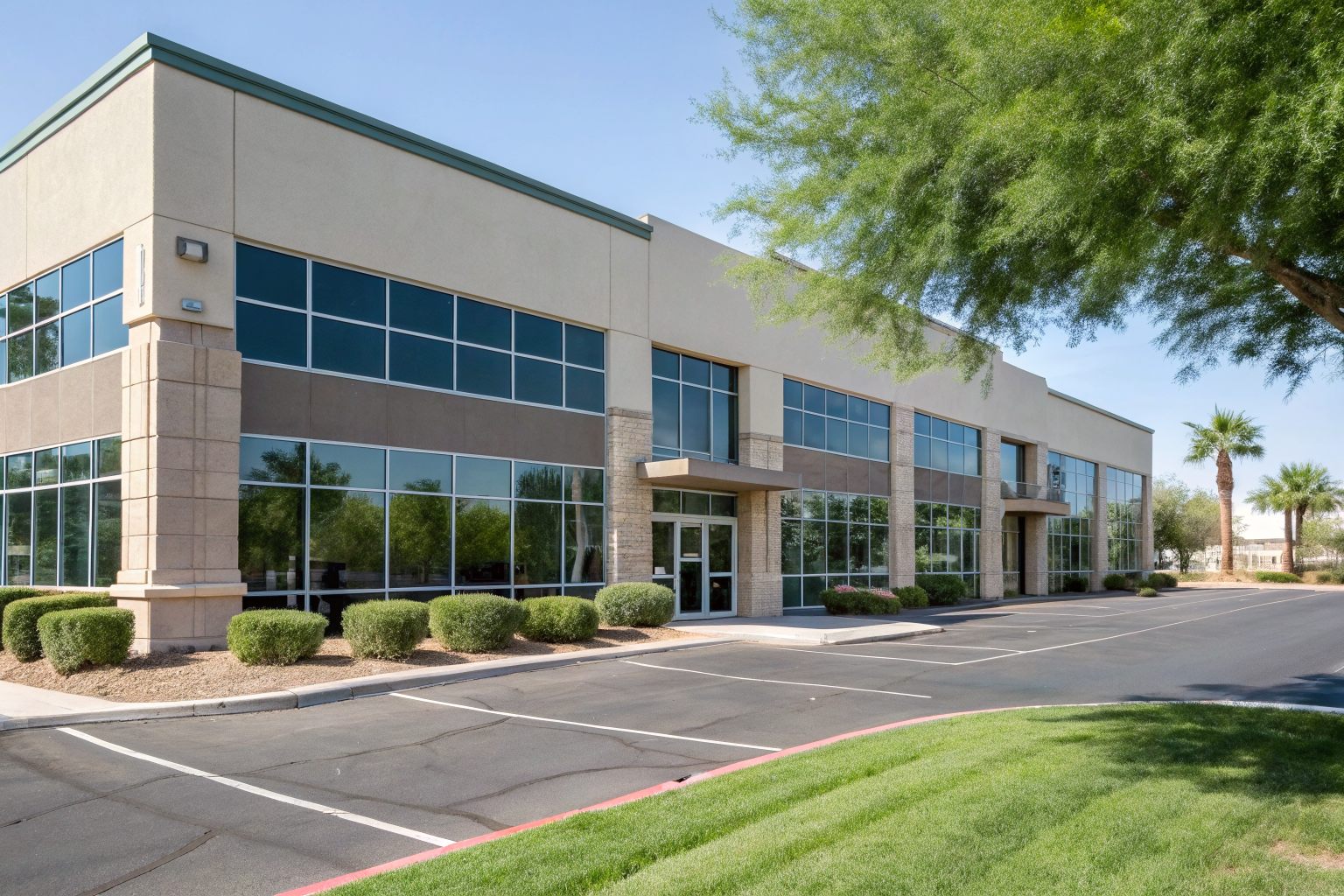 Sledgehammer Intelligence office exterior in Mesa, Arizona.
